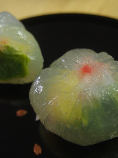 長芋とえんどうの三色くず餅-レシピのメイン写真