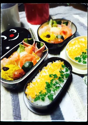 簡単！つたべん菜の花弁当！-レシピのメイン写真