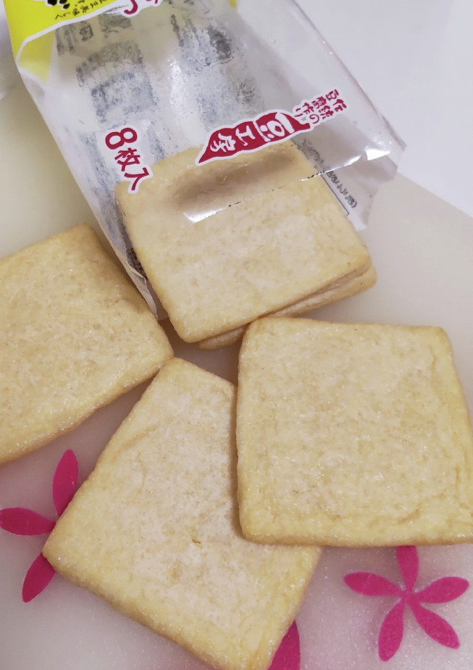 そのまま冷凍が長持ち☆油揚げ冷凍保存方法-レシピのメイン写真