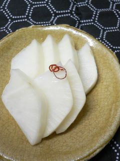 大根の甘酢漬け-レシピのメイン写真