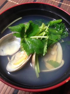 簡単♪あさりのお吸い物(潮汁)-レシピのメイン写真