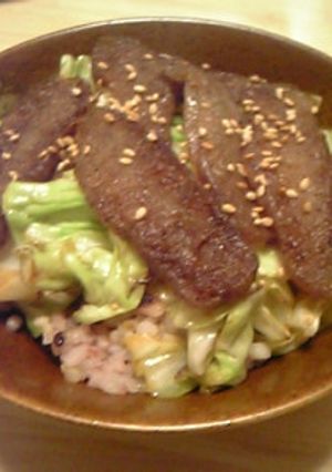 こんにゃく焼肉?丼-レシピのメイン写真