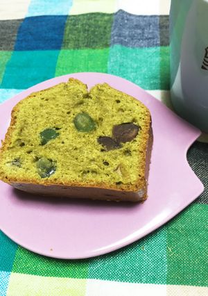 抹茶と甘納豆のパウンドケーキ☆☆-レシピのメイン写真