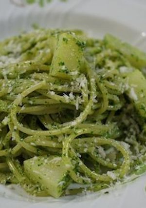 ハンドミキサーで本格ジェノベーゼパスタ-レシピのメイン写真