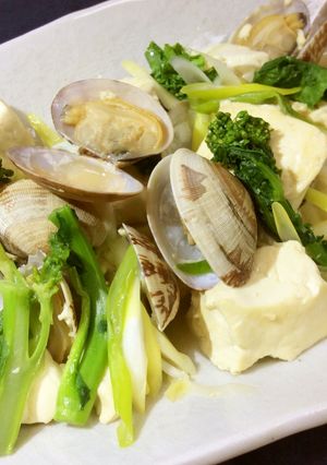 春の味！あさり豆腐-レシピのメイン写真