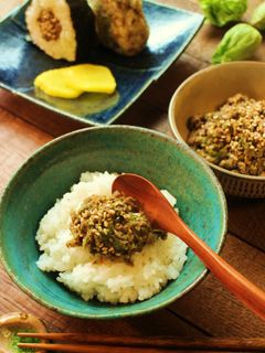 ふきのとう&サバ味噌煮缶でご飯のお供♪-レシピのメイン写真