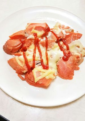鮭チーズケチャップ-レシピのメイン写真