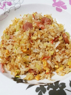 冷蔵庫の余り物で絶品チャーハン-レシピのメイン写真