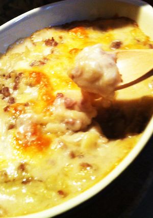 ひき肉ポテトのクリーミーグラタン-レシピのメイン写真