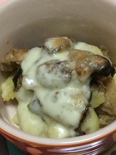 ふきのとうのジャガチーズ焼き-レシピのメイン写真