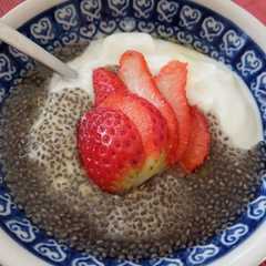 รูปของ チアシード 戻し方と食べ方