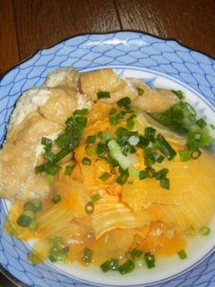 白菜と油揚げの煮物-レシピのメイン写真