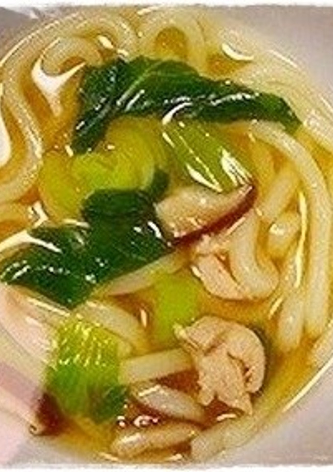 離乳食完了期　ささみと青梗菜のうどん-レシピのメイン写真