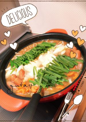 もやしとキャベツの味噌醤油モツ鍋-レシピのメイン写真