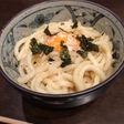 カルボナーラ風うどん