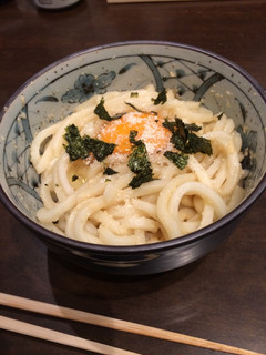 カルボナーラ風うどん-レシピのメイン写真