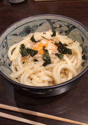 カルボナーラ風うどん-レシピのメイン写真