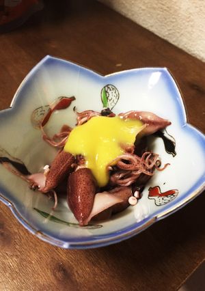 富山 ホタルイカのからし味噌和え-レシピのメイン写真