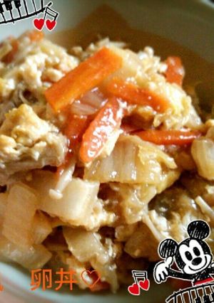 ご飯にかけて！八宝菜風卵丼♡-レシピのメイン写真