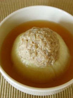 新玉ねぎの丸ごとスープ-レシピのメイン写真