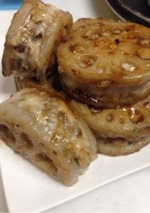 レンコンのはさみ焼き-レシピのメイン写真