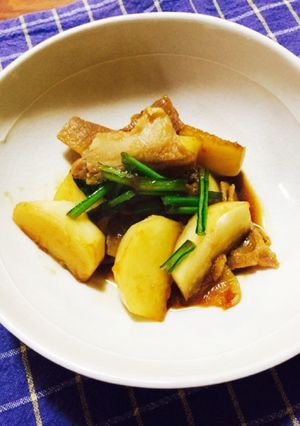 かぶと豚肉の生姜炒め-レシピのメイン写真