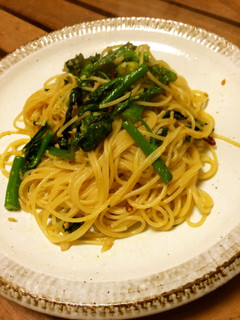 春の味覚・ふきのとうと菜の花のパスタ-レシピのメイン写真