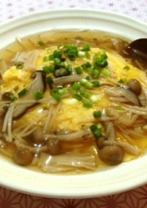お手軽✾きのこのあんかけオムライス-レシピのメイン写真