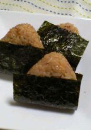 おかかマヨおにぎり△▲-レシピのメイン写真