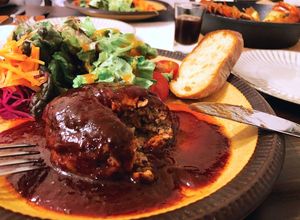簡単☆玉ねぎ無しの肉ニクしいハンバーグ-レシピのメイン写真