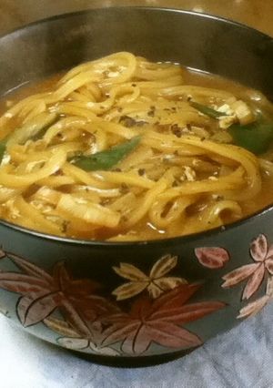 味噌煮込みうどん(ポンペイペッパー入り)-レシピのメイン写真