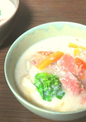 牧場の粕汁~牛乳仕立て~-レシピのメイン写真