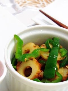 焼肉のタレで♪ちくわとピーマンの炒め物-レシピのメイン写真