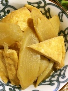 うどと油揚げの煮物-レシピのメイン写真