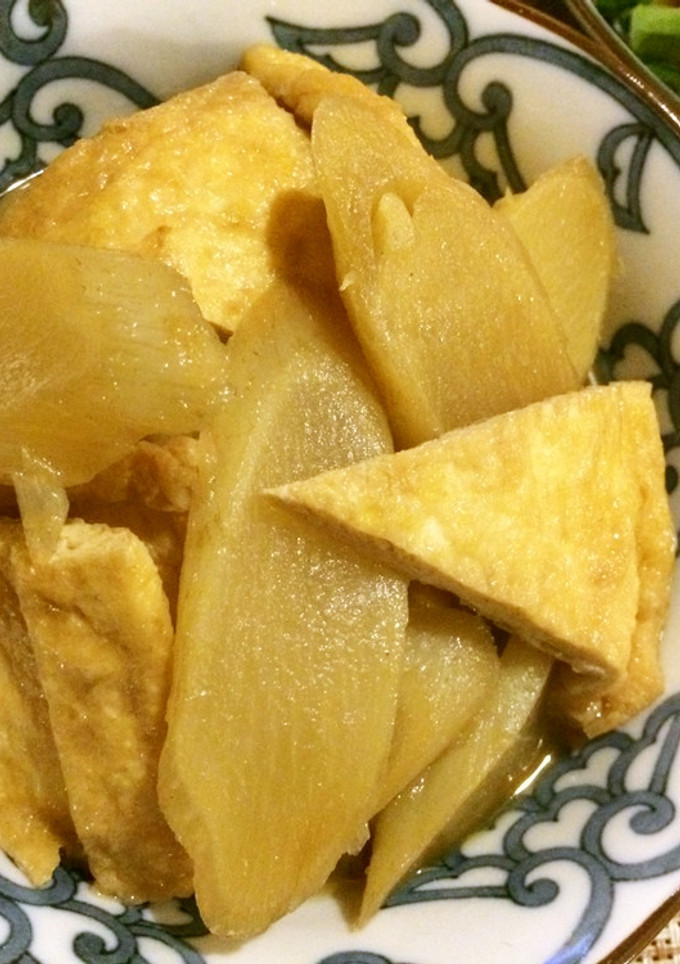 うどと油揚げの煮物-レシピのメイン写真
