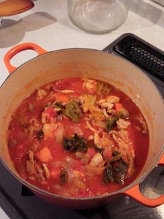 ル・クルーゼで超簡単チキンのトマト煮-レシピのメイン写真
