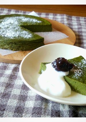 しっとり濃厚！豆腐抹茶ケーキ☆混ぜるだけ-レシピのメイン写真