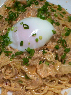 進化した!?我が家定番納豆キムチスパ-レシピのメイン写真