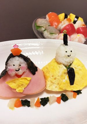 お雛様寿司-レシピのメイン写真