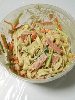 きしめんサラダ-レシピのメイン写真