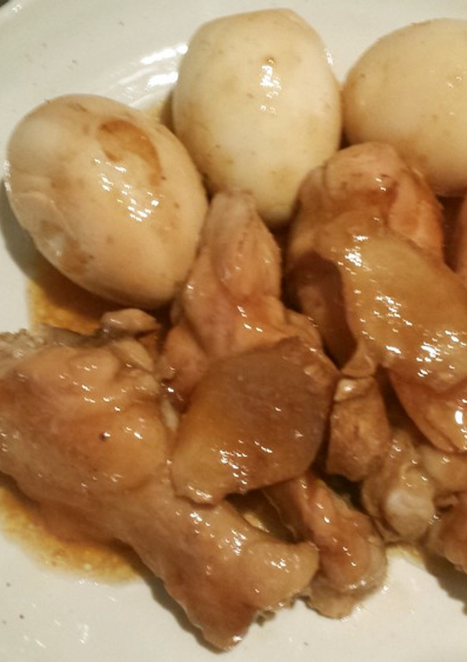 鶏肉とゆで卵のさっぱり煮-レシピのメイン写真