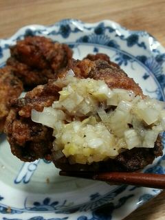 唐揚げのネギレモンソース添え-レシピのメイン写真