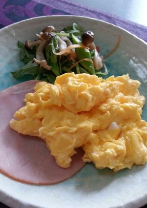 ふわふわスクランブルエッグオムライスにも-レシピのメイン写真