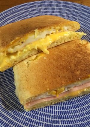 ホットサンドメーカーでむっちゃん万十風-レシピのメイン写真
