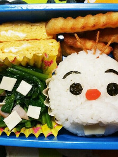 ツムツム♡オラフのキャラ弁♡-レシピのメイン写真