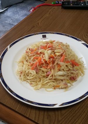 ベーコンと長ネギの時間焼きそば-レシピのメイン写真