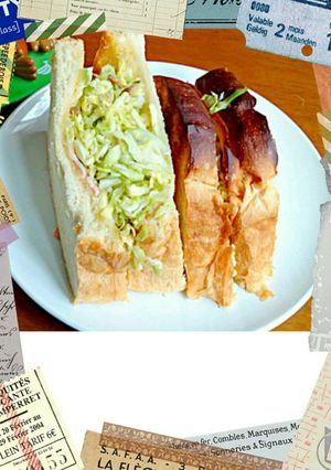 簡単!きゃべチョビホットサンド-レシピのメイン写真