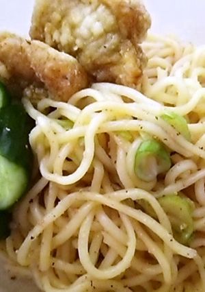 ピリッと美味しい♪長葱入りたらこ焼きそば-レシピのメイン写真