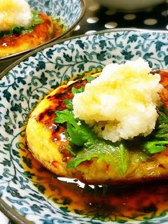 大満足♪おからハンバーグ和風ソース★-レシピのメイン写真