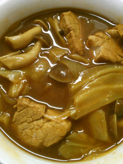 キャベツ 豚肉 玉ねぎの カレースープ♪-レシピのメイン写真